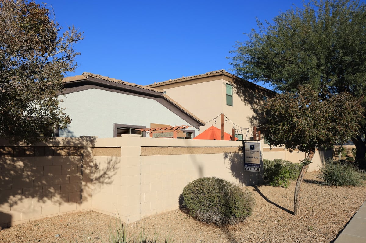 Cozy single-family single-story stucco ranch house in Florida, older home recently refreshed
